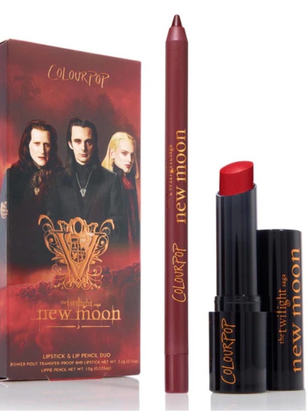 ColourPop Twilight New Moon Lipstick & Lip Pencil Duo - You Can’t Trust Vampires - Picture 7 of 8